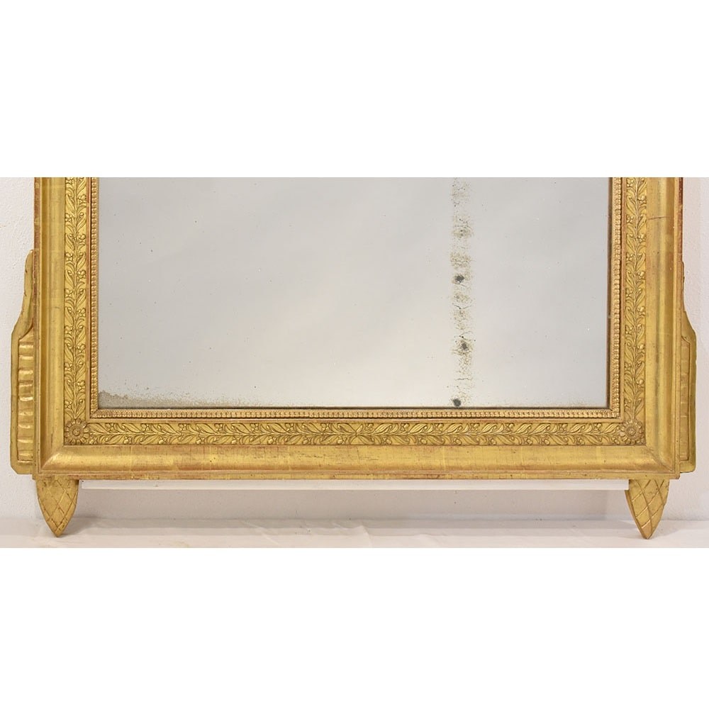 SPC186 1 antique gold leaf mirror antic carved XVIII.jpg